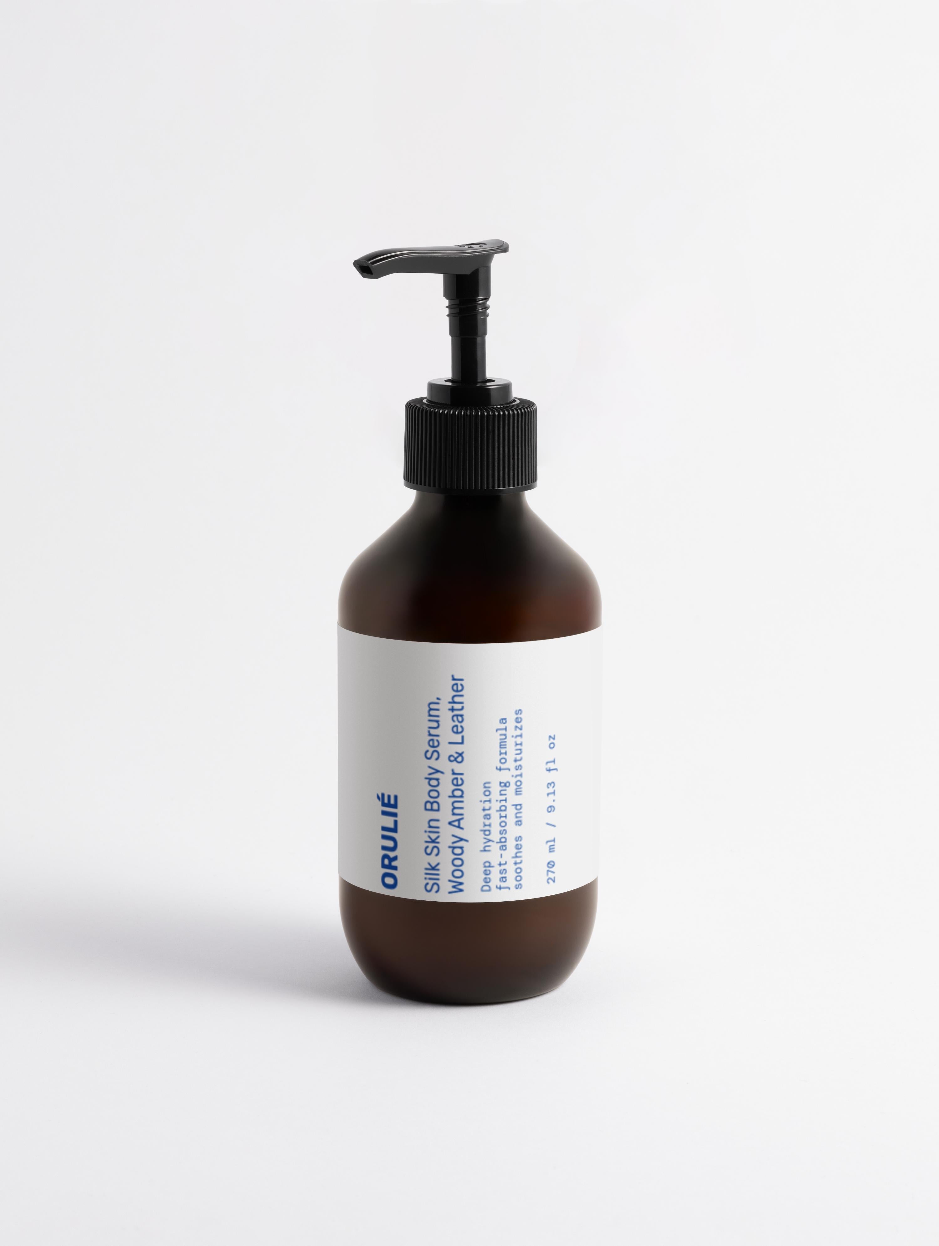 Silk Skin Body Serum, Woody Amber & Leather